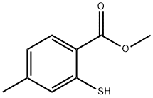 Benzoic acid, 2-mercapto-4-methyl-, methyl ester Structural