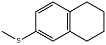 Naphthalene, 1,2,3,4-tetrahydro-6-(methylthio)- Structural