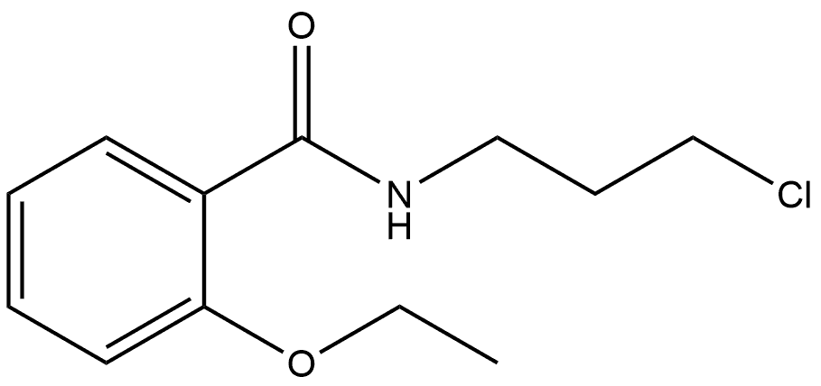 N-(3-Chloropropyl)-2-ethoxybenzamide Structural