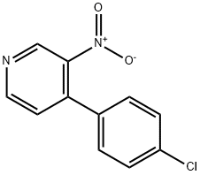 Pyridine, 4-(4-chlorophenyl)-3-nitro- Structural