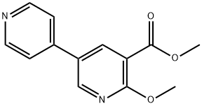 Methyl 2-methoxy-5-(pyridin-4-yl)nicotinate Structural