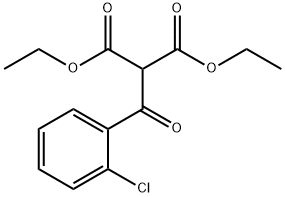 Propanedioic acid, 2-(2-chlorobenzoyl)-, 1,3-diethyl ester Structural