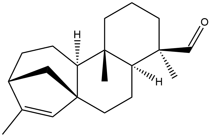 Kaur-15-en-18-al, (4α)- (9CI) Structural