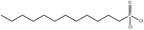 Phosphonic dichloride, P-dodecyl- Structural