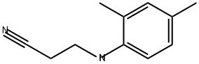 Propanenitrile, 3-[(2,4-dimethylphenyl)amino]- Structural