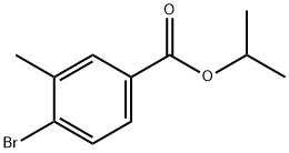 Isopropyl 4-bromo-3-methylbenzoate Structural