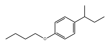 Benzene, 1-butoxy-4-(1-methylpropyl)- Structural