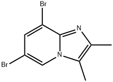 Imidazo[1,2-a]pyridine, 6,8-dibromo-2,3-dimethyl- Structural