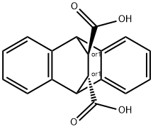 9,10-Ethanoanthracene-11,12-dicarboxylic acid, 9,10-dihydro-, (11R,12R)-rel- Structural