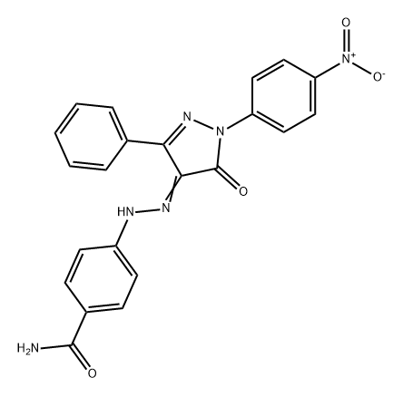 Benzamide, 4-[2-[1,5-dihydro-1-(4-nitrophenyl)-5-oxo-3-phenyl-4H-pyrazol-4-ylidene]hydrazinyl]-