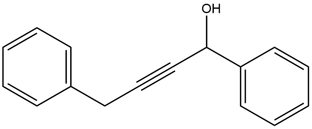 Benzenemethanol, α-(3-phenyl-1-propyn-1-yl)- Structural