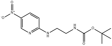 tert-butyl 2-(5-nitropyridin-2-ylamino)ethylcarbamate Structural