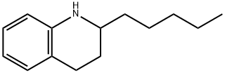Quinoline, 1,2,3,4-tetrahydro-2-pentyl- Structural