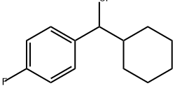 Benzene, 1-(chlorocyclohexylmethyl)-4-fluoro- Structural