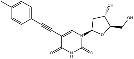 Uridine, 2'-deoxy-5-[(4-methylphenyl)ethynyl]- Structural