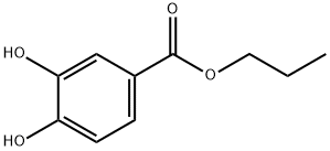 Benzoic acid, 3,4-dihydroxy-, propyl ester Structural