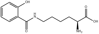 L-Lysine, N6-(2-hydroxybenzoyl)- Structural