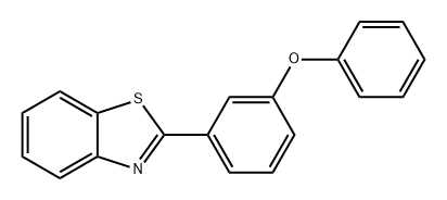 Benzothiazole, 2-(3-phenoxyphenyl)- Structural