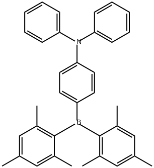 Benzenamine, 4-[bis(2,4,6-trimethylphenyl)boryl]-N,N-diphenyl- Structural