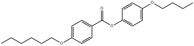 Benzoic acid, 4-(hexyloxy)-, 4-butoxyphenyl ester Structural
