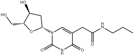 Uridine, 2'-deoxy-5-[2-oxo-2-(propylamino)ethyl]- (9CI) Structural