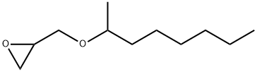 Oxirane, 2-[[(1-methylheptyl)oxy]methyl]- Structural