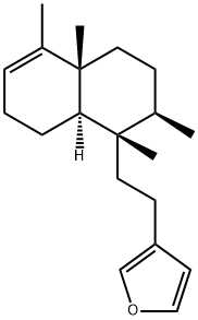 Furan, 3-[2-[(1S,2R,4aR,8aR)-1,2,3,4,4a,7,8,8a-octahydro-1,2,4a,5-tetramethyl-1-naphthalenyl]ethyl]- Structural