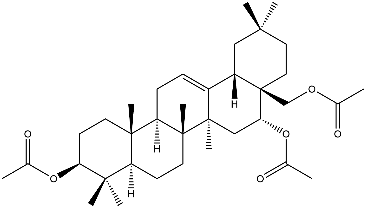 Primulagenin A triacetate Structural
