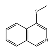 Isoquinoline, 4-(methylthio)- Structural