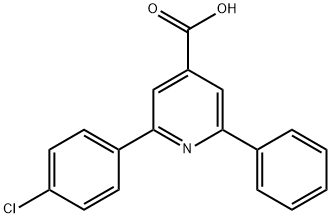 JR-9097, 2-(4-Chlorophenyl)-6-phenylpyridine-4-carboxylic acid, 97% Structural