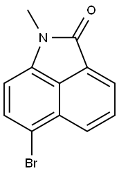 Benz[cd]indol-2(1H)-one, 6-bromo-1-methyl- Structural