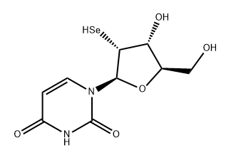 Uridine, 2'-seleno- (9CI) Structural