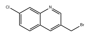 Quinoline, 3-(bromomethyl)-7-chloro- Structural