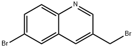Quinoline, 6-bromo-3-(bromomethyl)- Structural