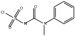 Urea, N'-(chlorosulfonyl)-N-methyl-N-phenyl- Structural