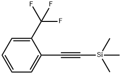 Benzene, 1-(trifluoromethyl)-2-[2-(trimethylsilyl)ethynyl]- Structural