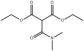 Propanedioic acid, 2-[(dimethylamino)carbonyl]-, 1,3-diethyl ester Structural