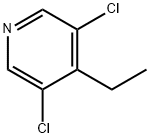 Pyridine, 3,5-dichloro-4-ethyl- Structural
