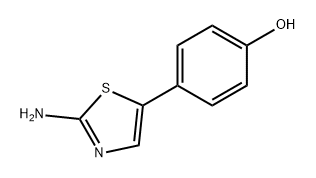 Phenol, 4-(2-amino-5-thiazolyl)- Structural