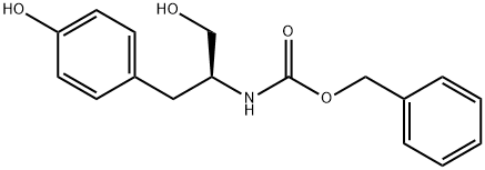Carbamic acid, [(1S)-2-hydroxy-1-[(4-hydroxyphenyl)methyl]ethyl]-, phenylmethyl ester (9CI) Structural