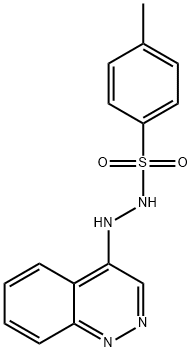 Benzenesulfonic acid, 4-methyl-, 2-(4-cinnolinyl)hydrazide Structural