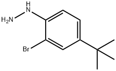 Hydrazine, [2-bromo-4-(1,1-dimethylethyl)phenyl]- Structural