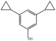 Phenol, 3,5-dicyclopropyl- Structural