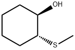 rac-(1R,2R)-2-(methylsulfanyl)cyclohexan-1-ol, trans Structural