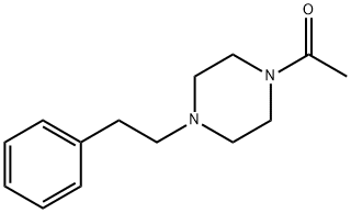 Ethanone, 1-[4-(2-phenylethyl)-1-piperazinyl]- Structural
