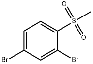Benzene, 2,4-dibromo-1-(methylsulfonyl)- Structural