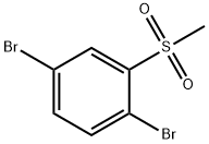 Benzene, 1,4-dibromo-2-(methylsulfonyl)- Structural
