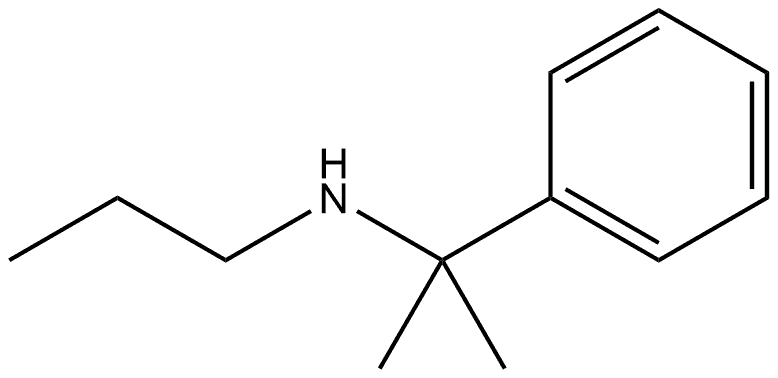 Benzenemethanamine, α,α-dimethyl-N-propyl- Structural