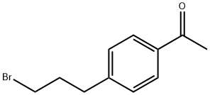 Ethanone, 1-[4-(3-bromopropyl)phenyl]- Structural