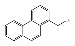 Phenanthrene, 1-(bromomethyl)- Structural